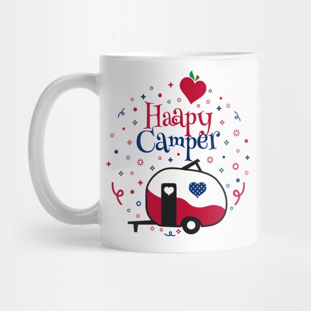 happy camper camping lover by Tesszero